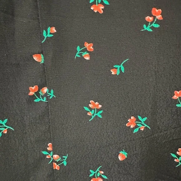 Puffy Sheer Sleeve Floral Blouse - Picture 4 of 4